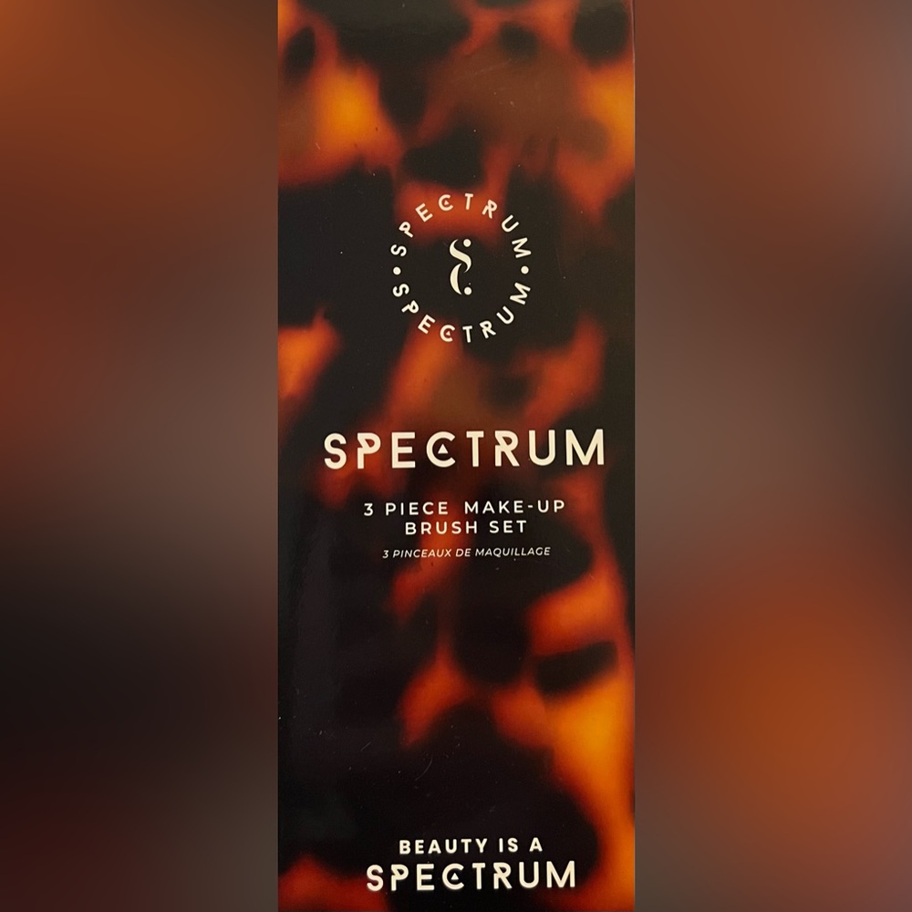 Spectrum 3 piece make-up brush set
